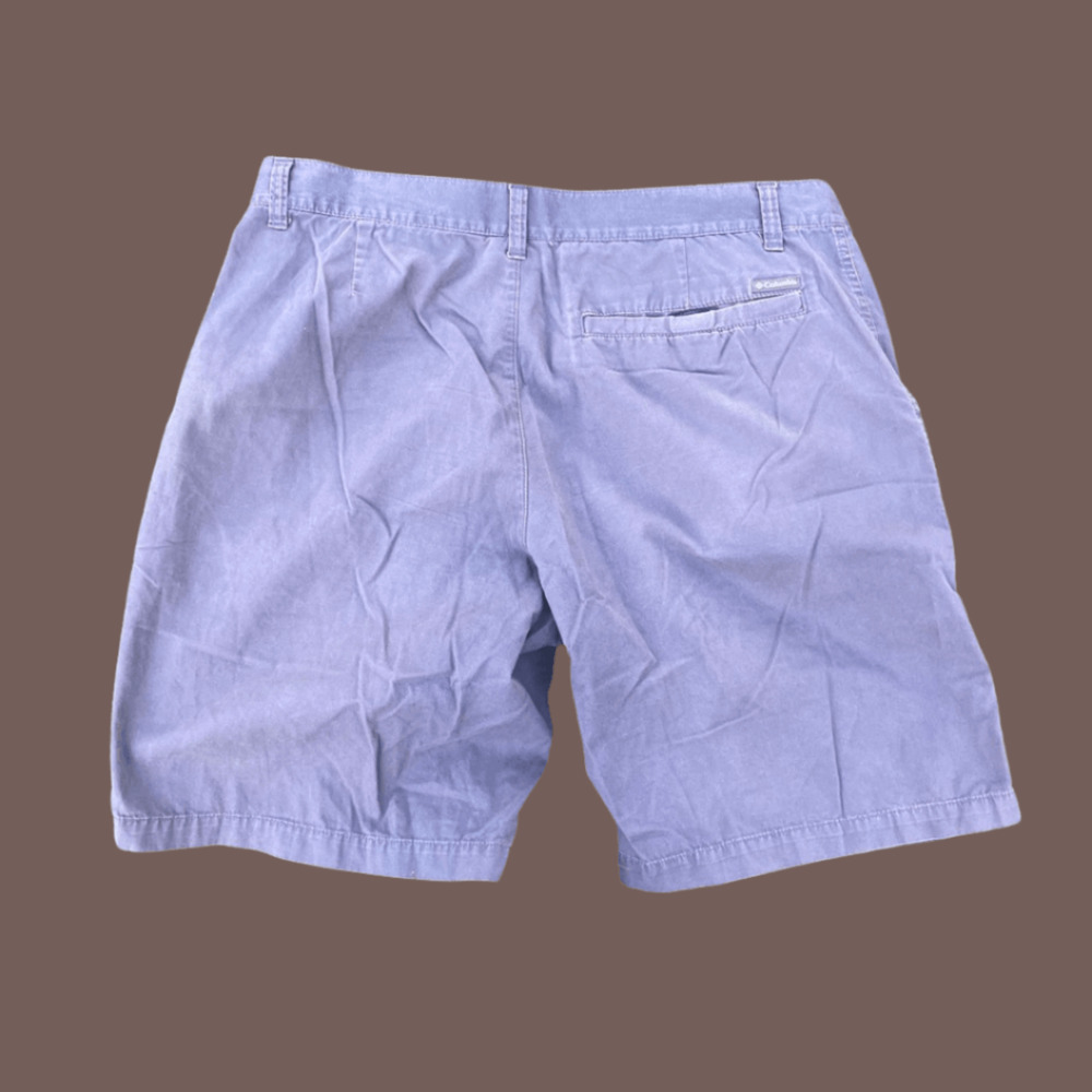 Columbia Bermuda Shorts | Gray Cotton | Size 36 | Vintage - Picture 2 of 5